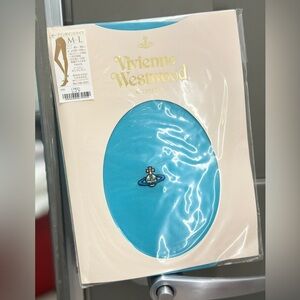 Authentic Vivienne Westwood blue orb pantysocks tights/stockings